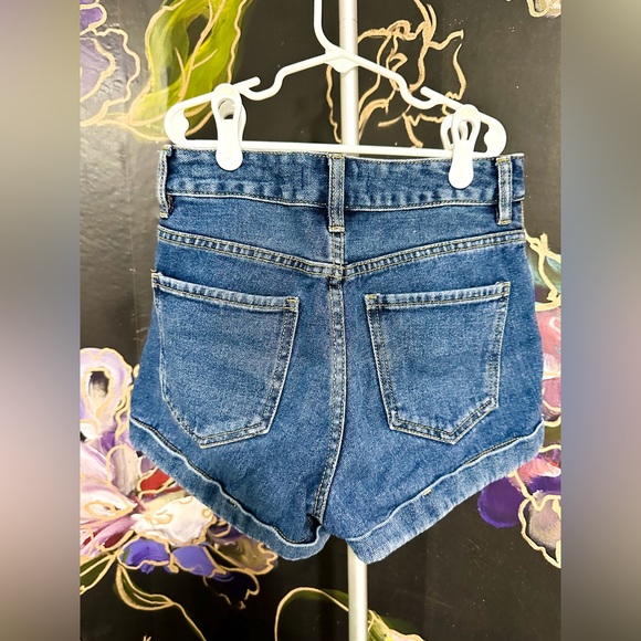 Pacsun Timmy Blue Denim Mom Shorts - Picture 2 of 4